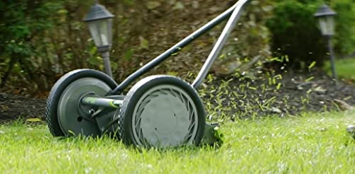 Earthwise 1715-16EW 16-Inch 7-Blade Push Reel Lawn Mower, Grey